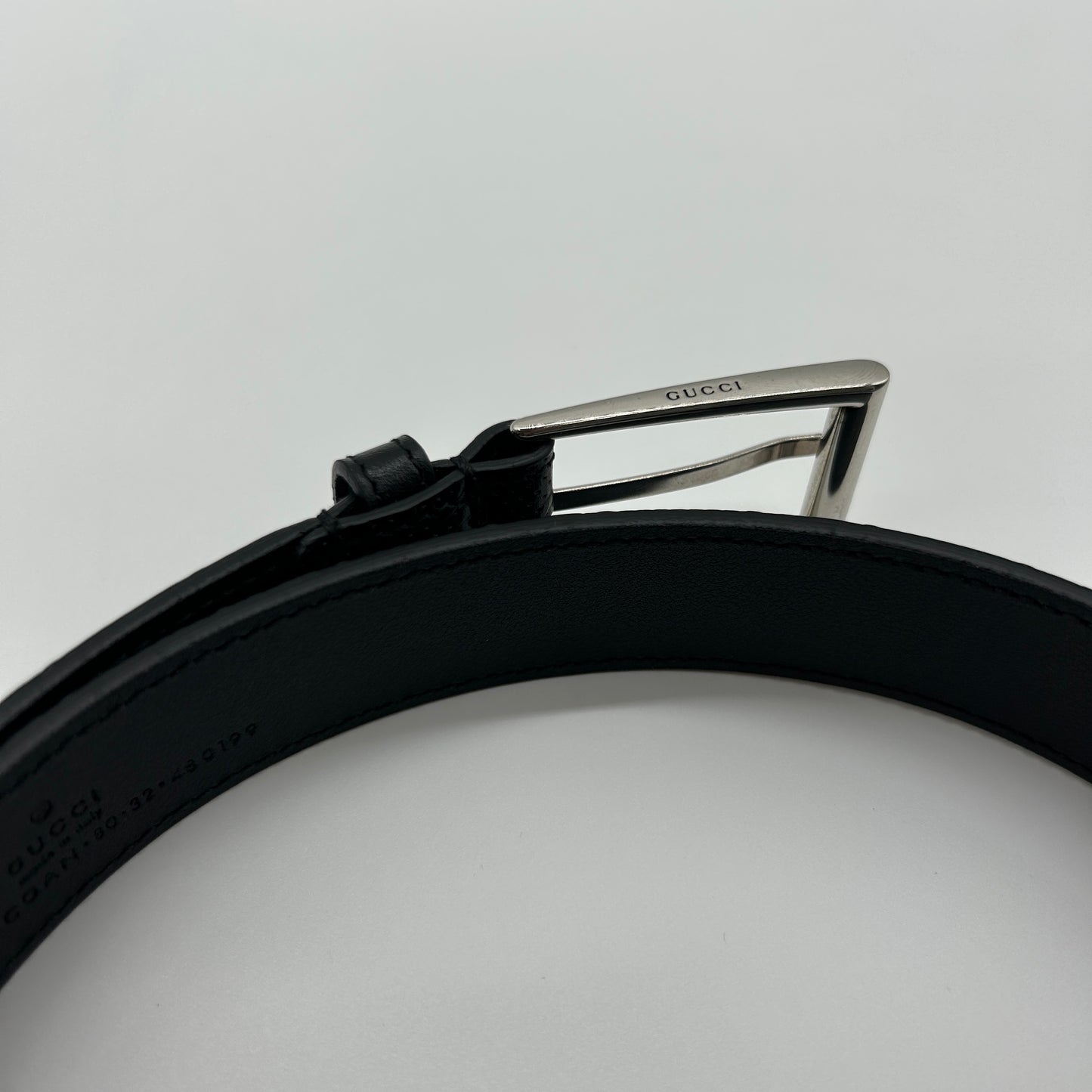 Gucci GG Leder Gürtel 80cm