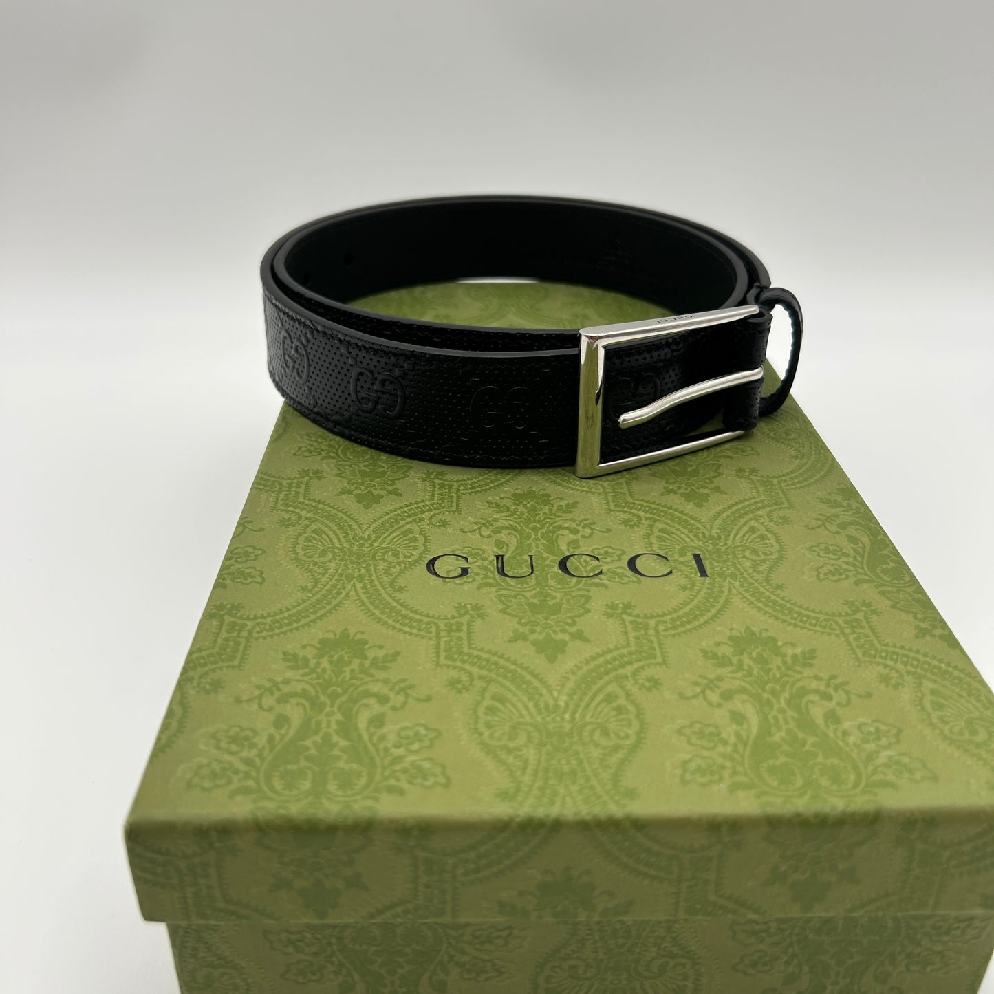 Gucci GG Leder Gürtel 80cm