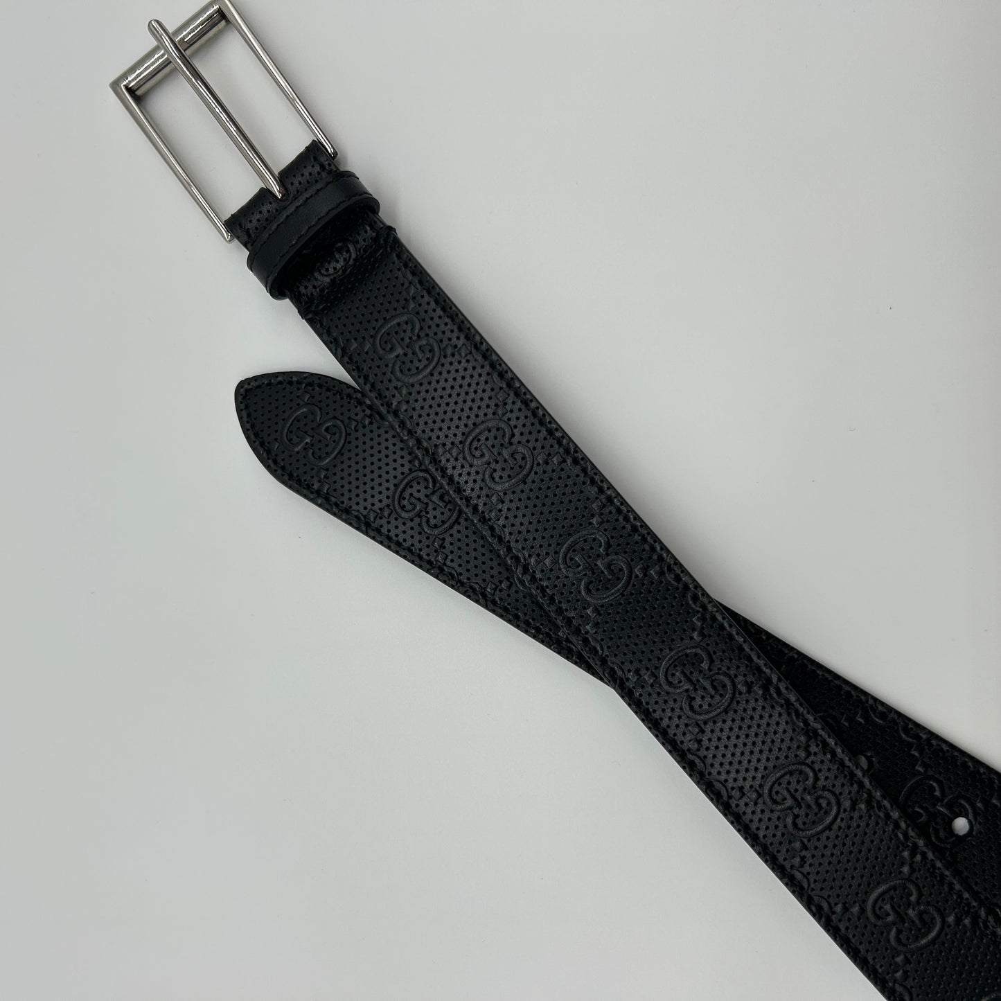 Gucci GG Leder Gürtel 80cm