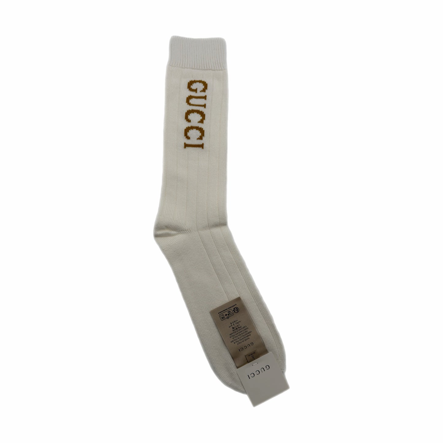 Logo-Socken in weiß