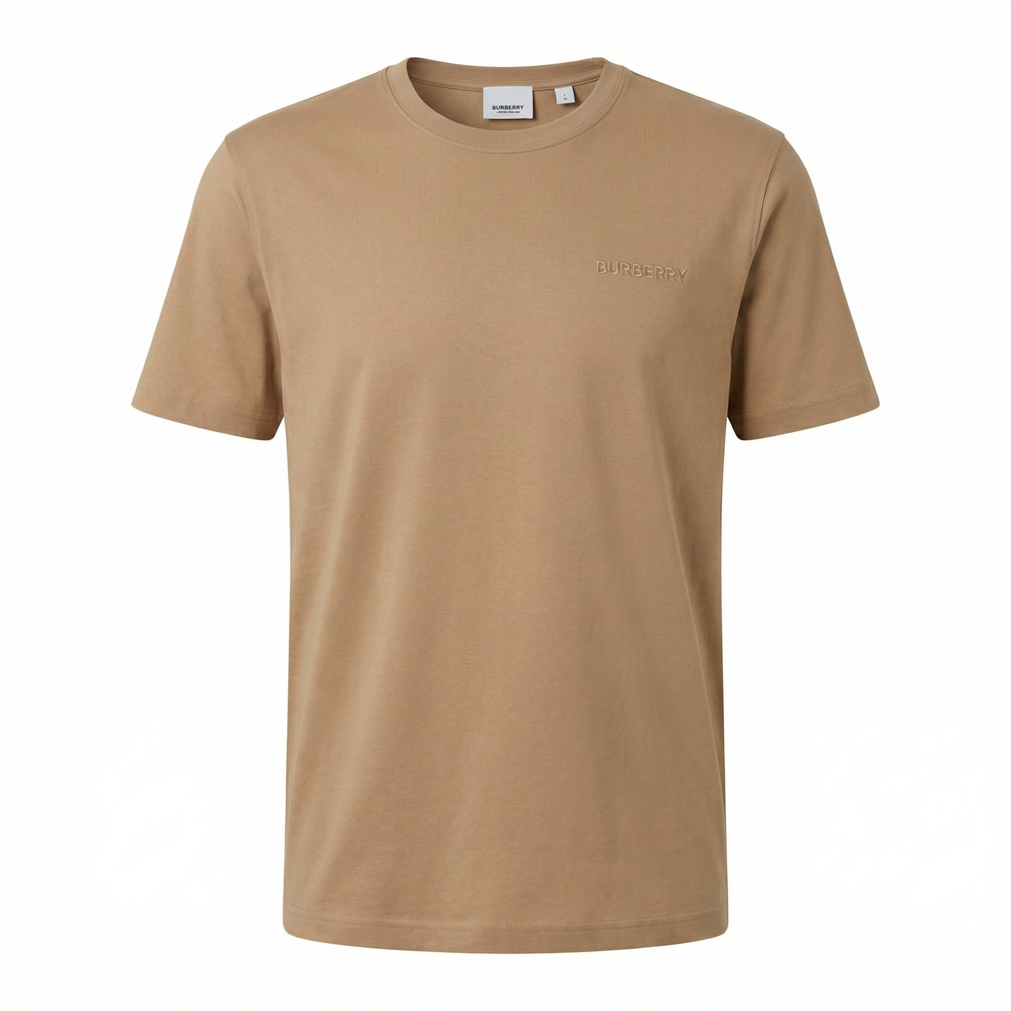 T-Shirt mit einfarbigem Burberry-Logo