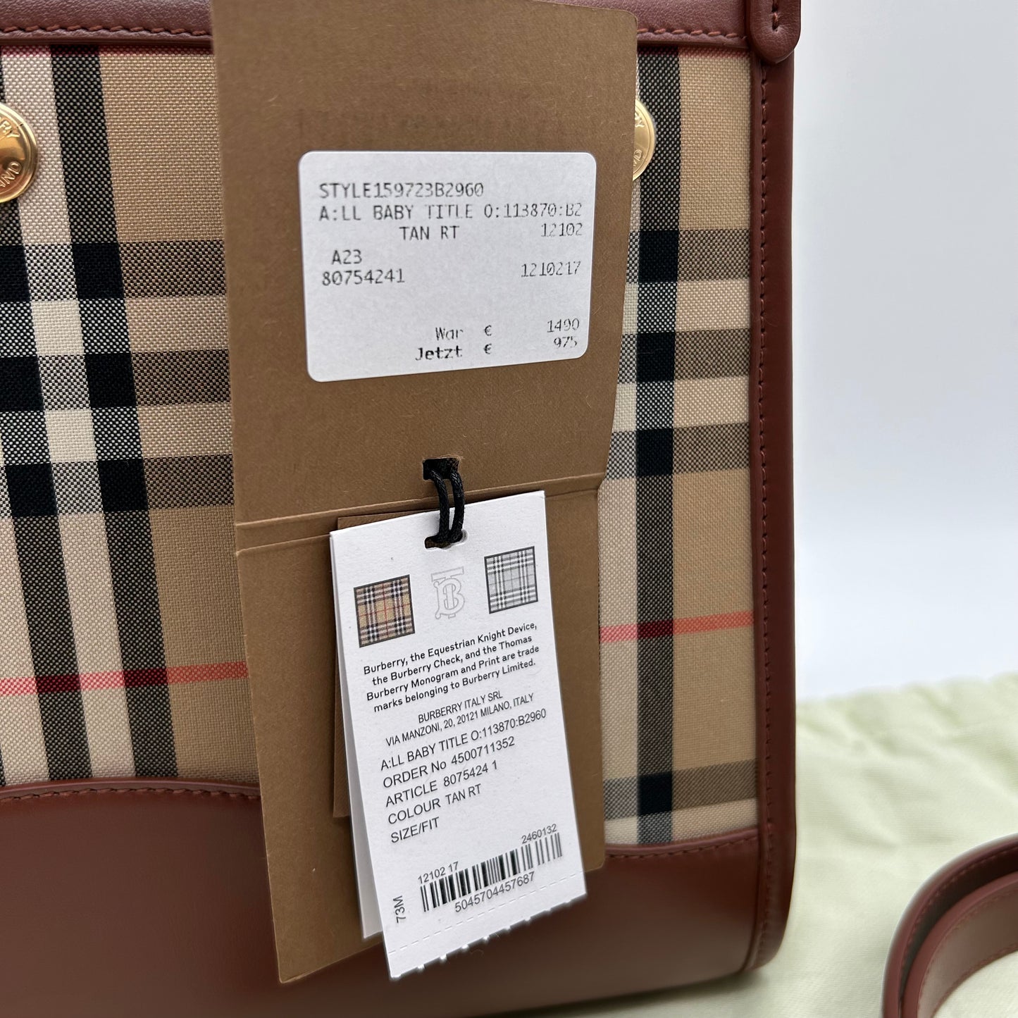 Borsa a tracolla Burberry