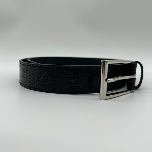 Gucci GG Leder Gürtel 80cm