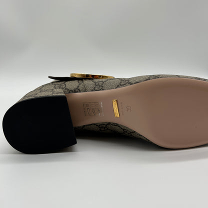 Gucci GG Stiefeletten Beige Ebenholz Gr. 39