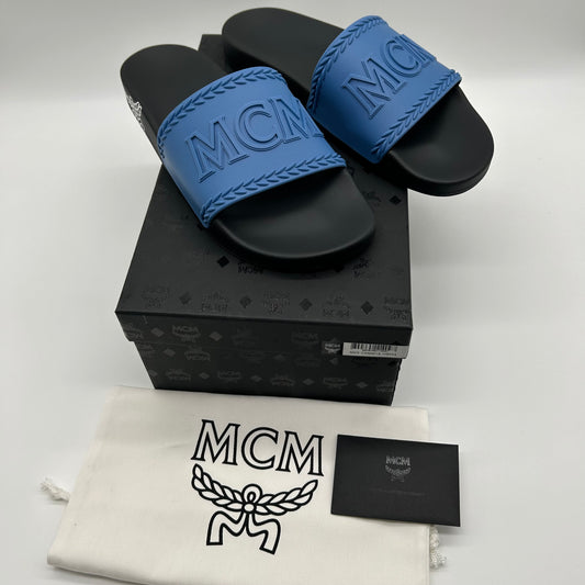MCM slippers blue size 44 & 45