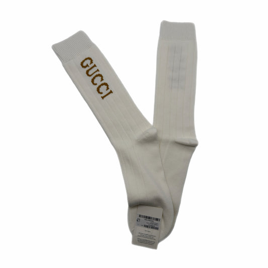 Logo-Socken in weiß