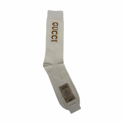 Logo-Socken in weiß