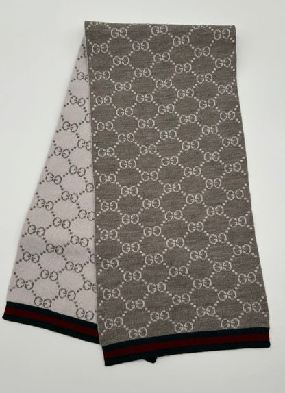 Sciarpa Web GUCCI Grigio bianco