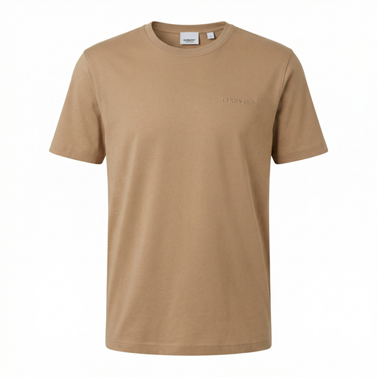 T-Shirt mit einfarbigem Burberry-Logo