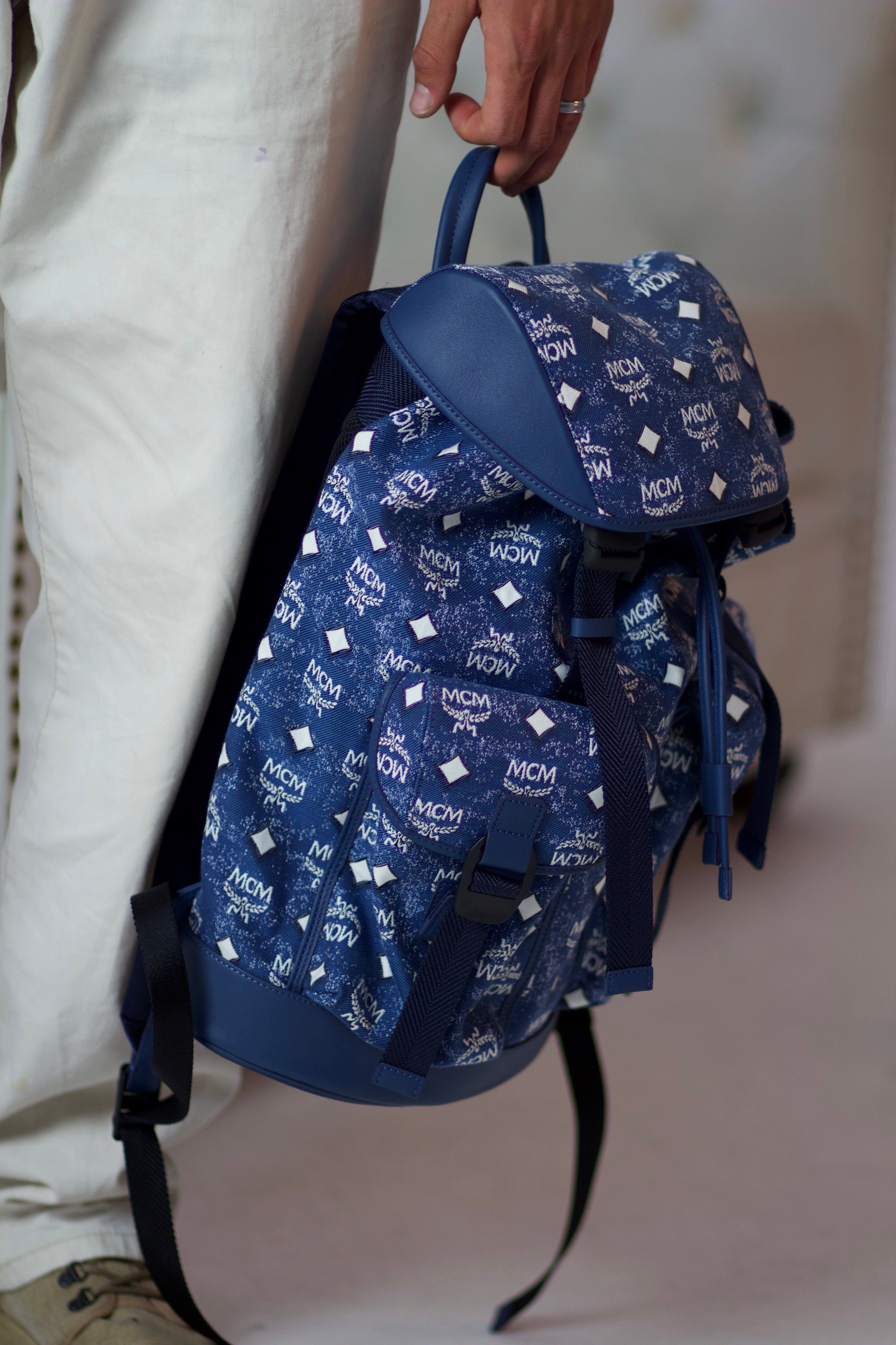 Mcm backpack outlet online sale